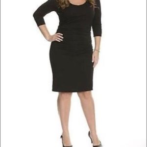 Lysee black Marais dress with built in slimmer